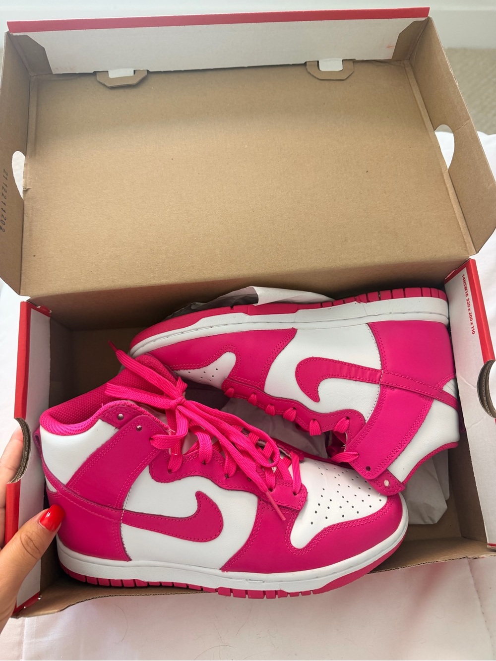 Hot Pink High Dunks